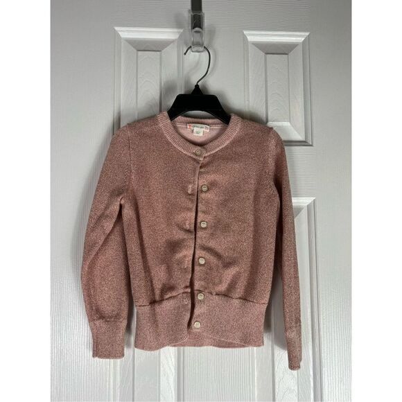 Crewcuts Girls Rose Gold Sweater Size 4/5 - Picture 1 of 4